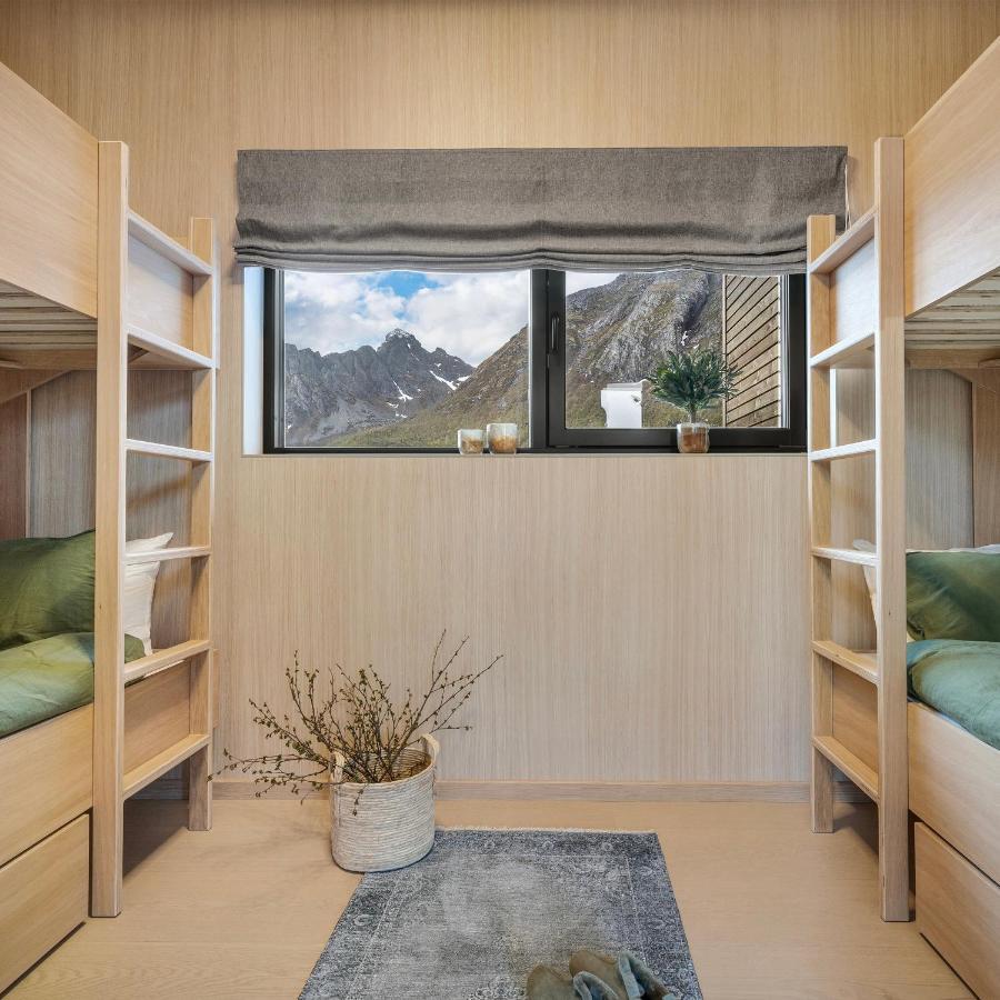 New! Luxury Cabin In Beautiful Lofoten Kleppstad Kültér fotó