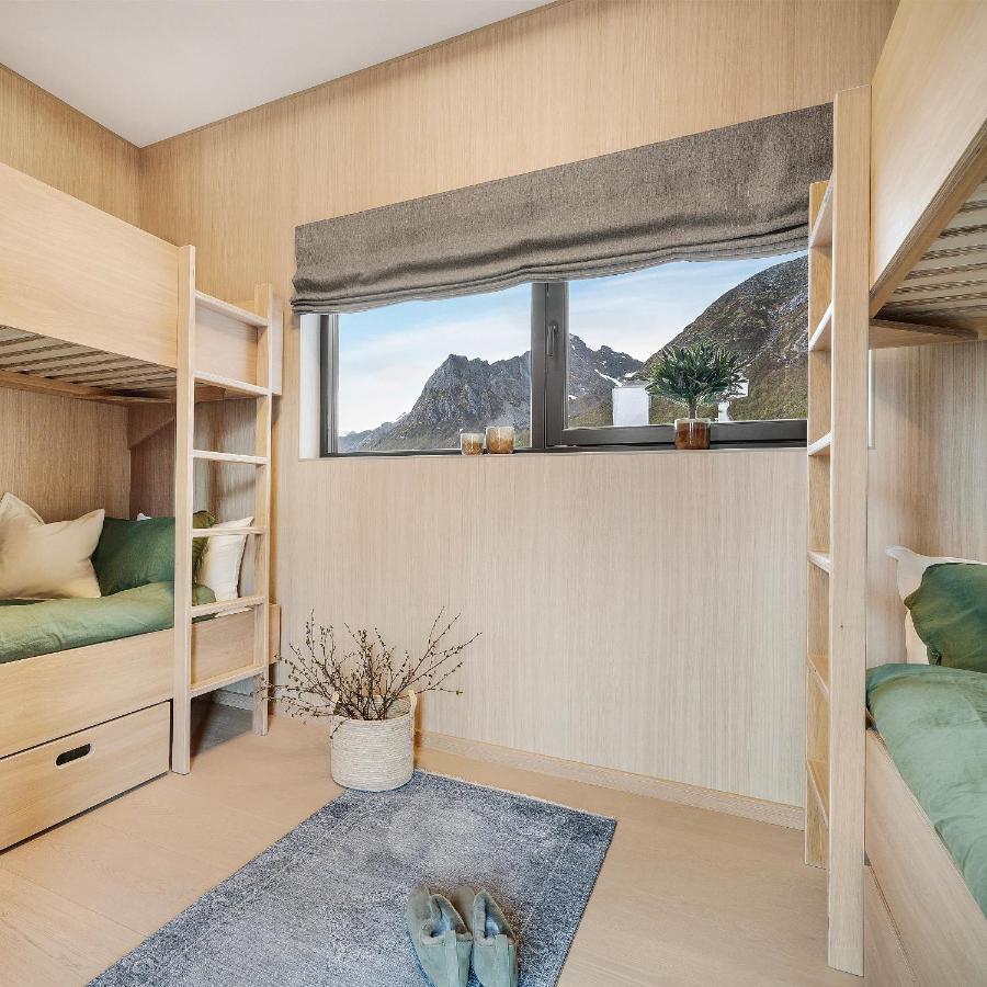 New! Luxury Cabin In Beautiful Lofoten Kleppstad Kültér fotó